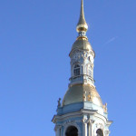 The spire of St. Nicholas Cathedral, St. Petersburg