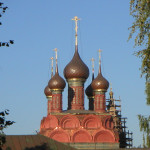 Domes of St. Paraskevi Church Yaroslavl