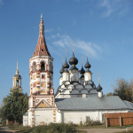 Church domes and spires at the World Heritage town of Suzdal