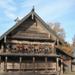 Well-to-do peasant's house at the Wooden Architecture Museum Novgorod